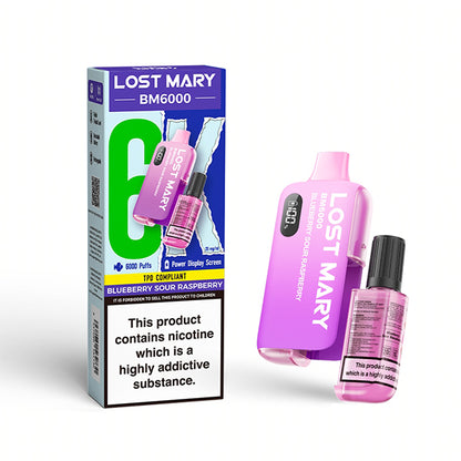 Lost Mary BM6000 (6K) Disposable Vape Device 20mg