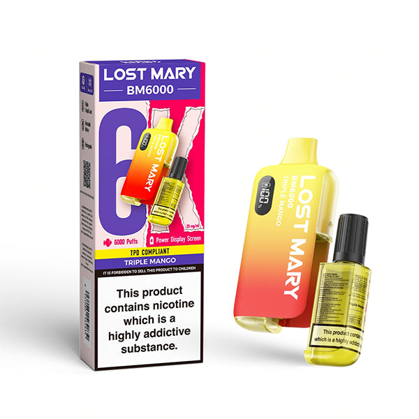 Lost Mary BM6000 (6K) Disposable Vape Device 20mg