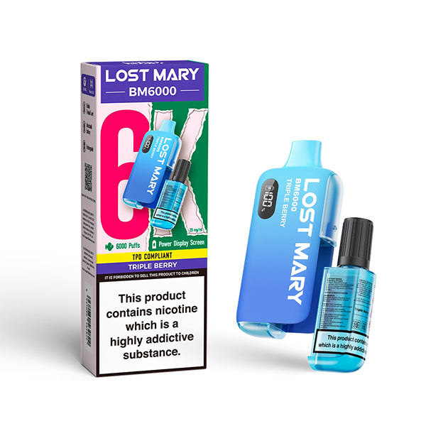 Lost Mary BM6000 (6K) Disposable Vape Device 20mg