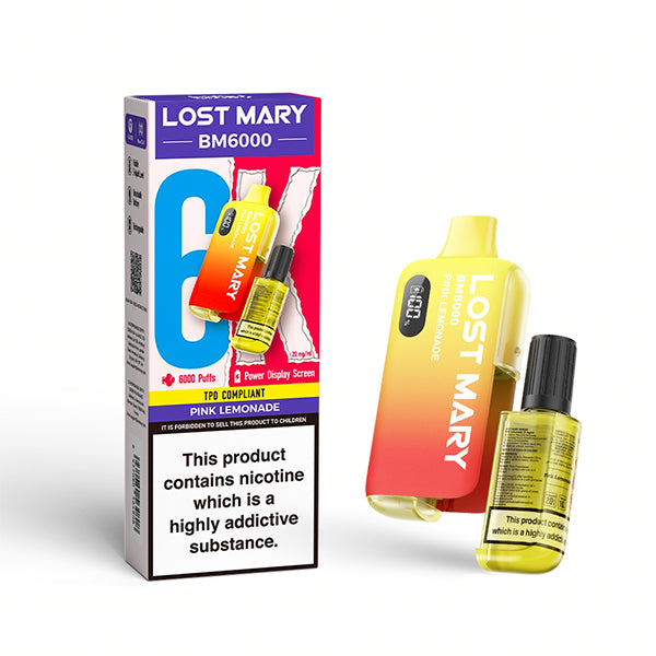 Lost Mary BM6000 (6K) Disposable Vape Device 20mg