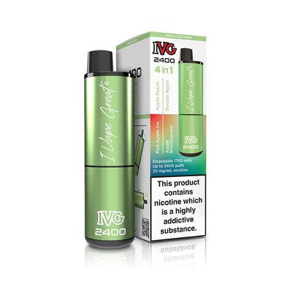 IVG 2400 Puff Disposable Vape (Single Unit)