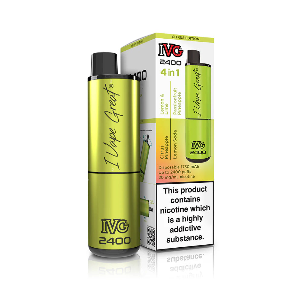 IVG 2400 Puff Disposable Vape (Single Unit)