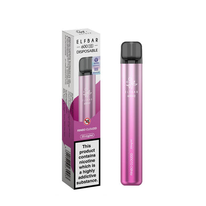 Elf Bar 600 V2 Disposable Vape (Single Unit) - Fleming Distribution