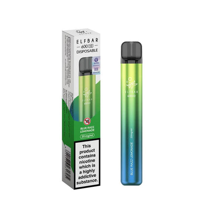 Elf Bar 600 V2 Disposable Vape (Single Unit) - Fleming Distribution