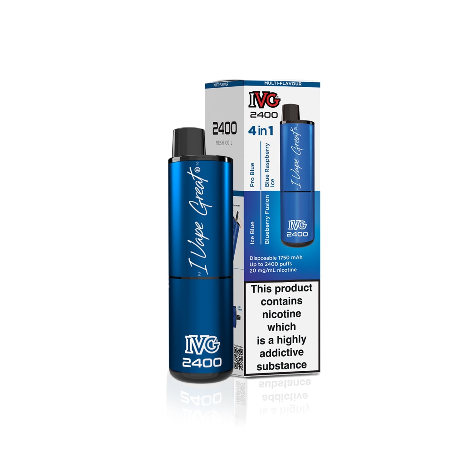 IVG 2400 Puff Disposable Vape (Single Unit) - Fleming Distribution