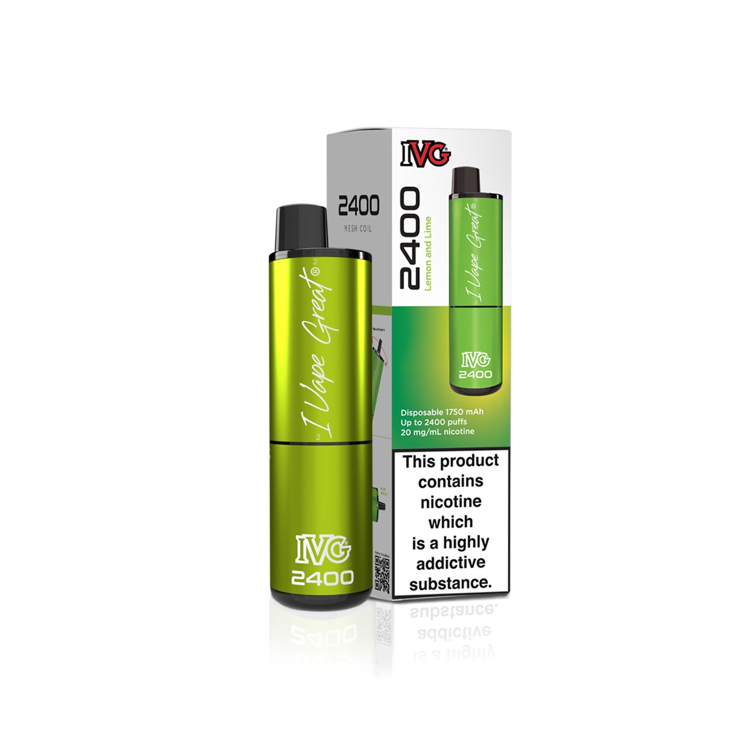 IVG 2400 Puff Disposable Vape (Single Unit) - Fleming Distribution