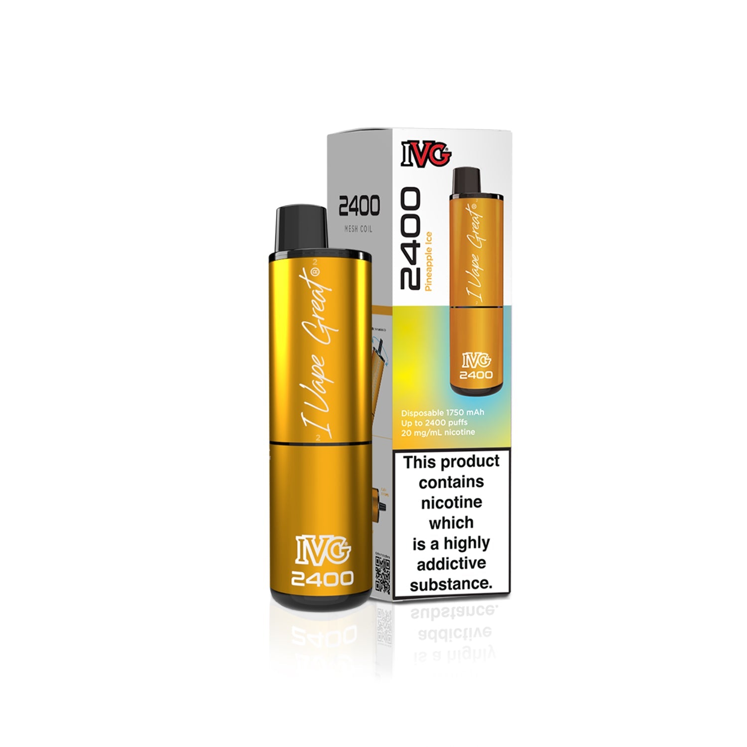 IVG 2400 Puff Disposable Vape (Single Unit) - Fleming Distribution