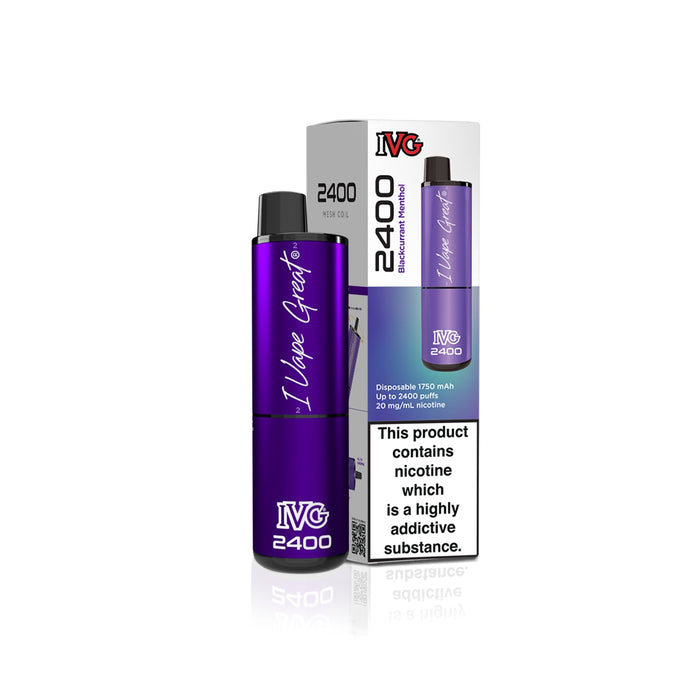 2400 puff vape IVG 2400 Disposable Vape Review: A UK First with 8mL Capacity