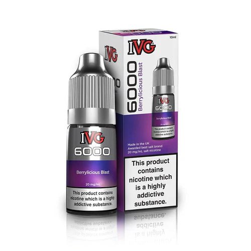 IVG 6000 Salt E-liquids - Fleming Distribution