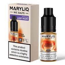 MaryLiq Salt E liquid 10ml (Single Unit) - Fleming Distribution