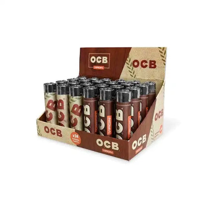 OCB Brown Clipper Lighter (Pack of 24)