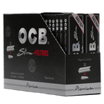 OCB Black Premium King Size Slim with Tips