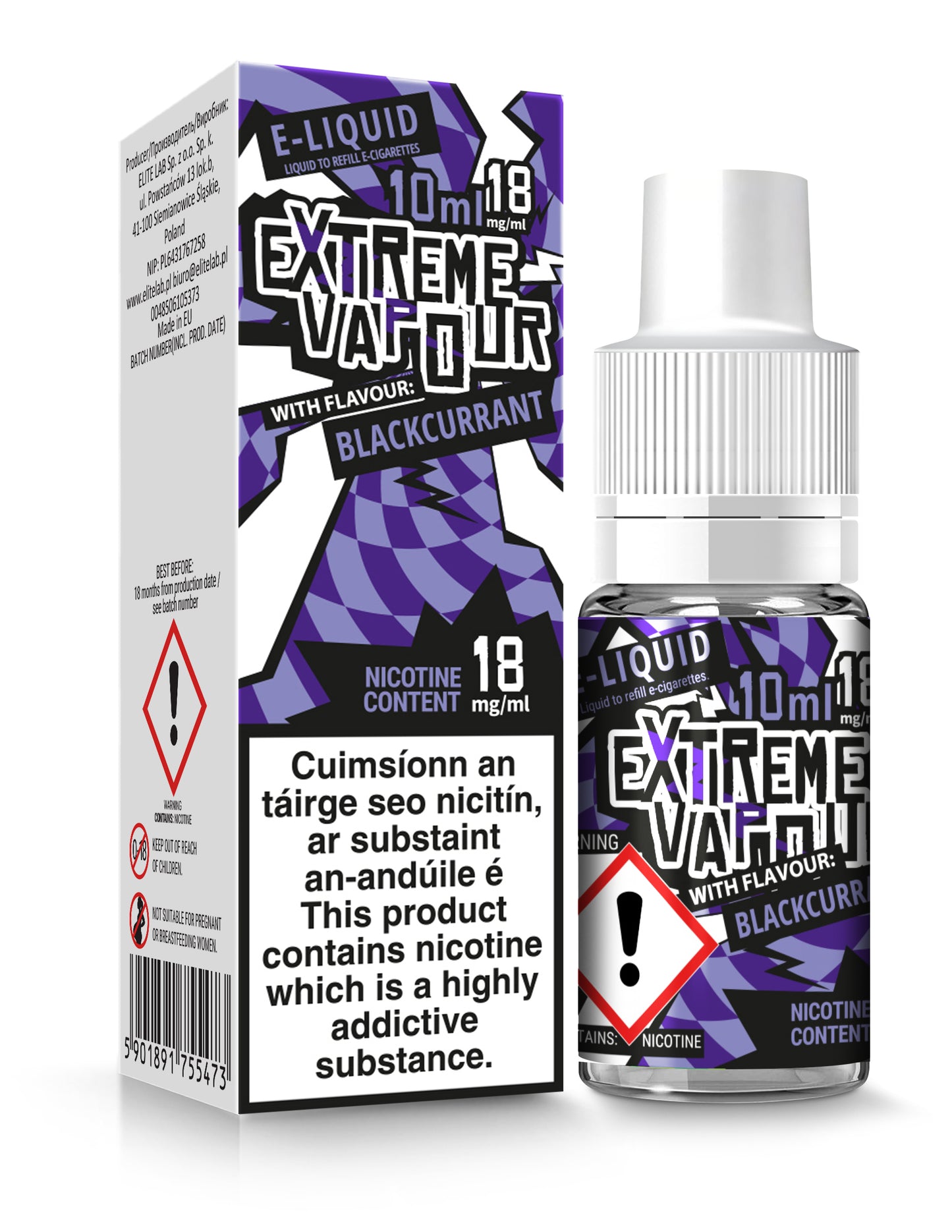 Extreme Vapour E-Liquid 10ml (Single Unit)