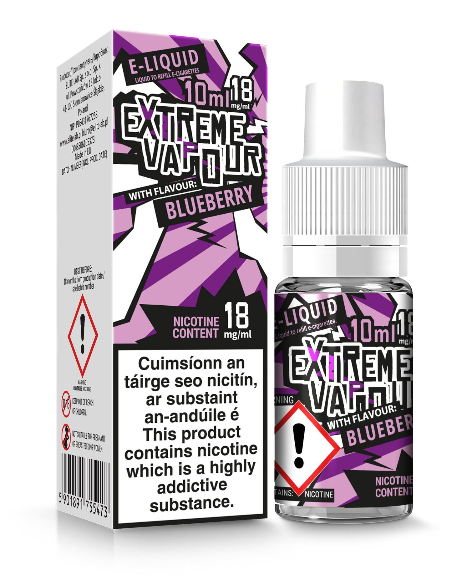 Extreme Vapour E-Liquid (Blueberry)