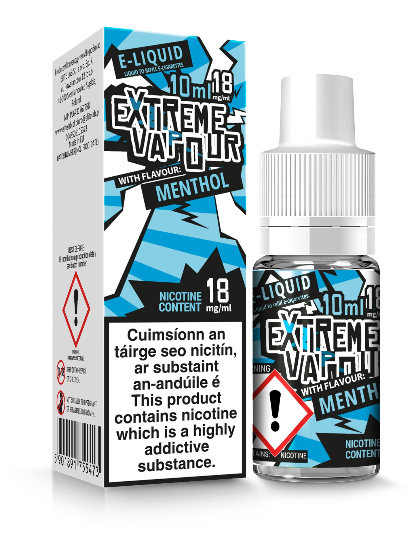 Extreme Vapour E-Liquid 10ml (Single Unit)