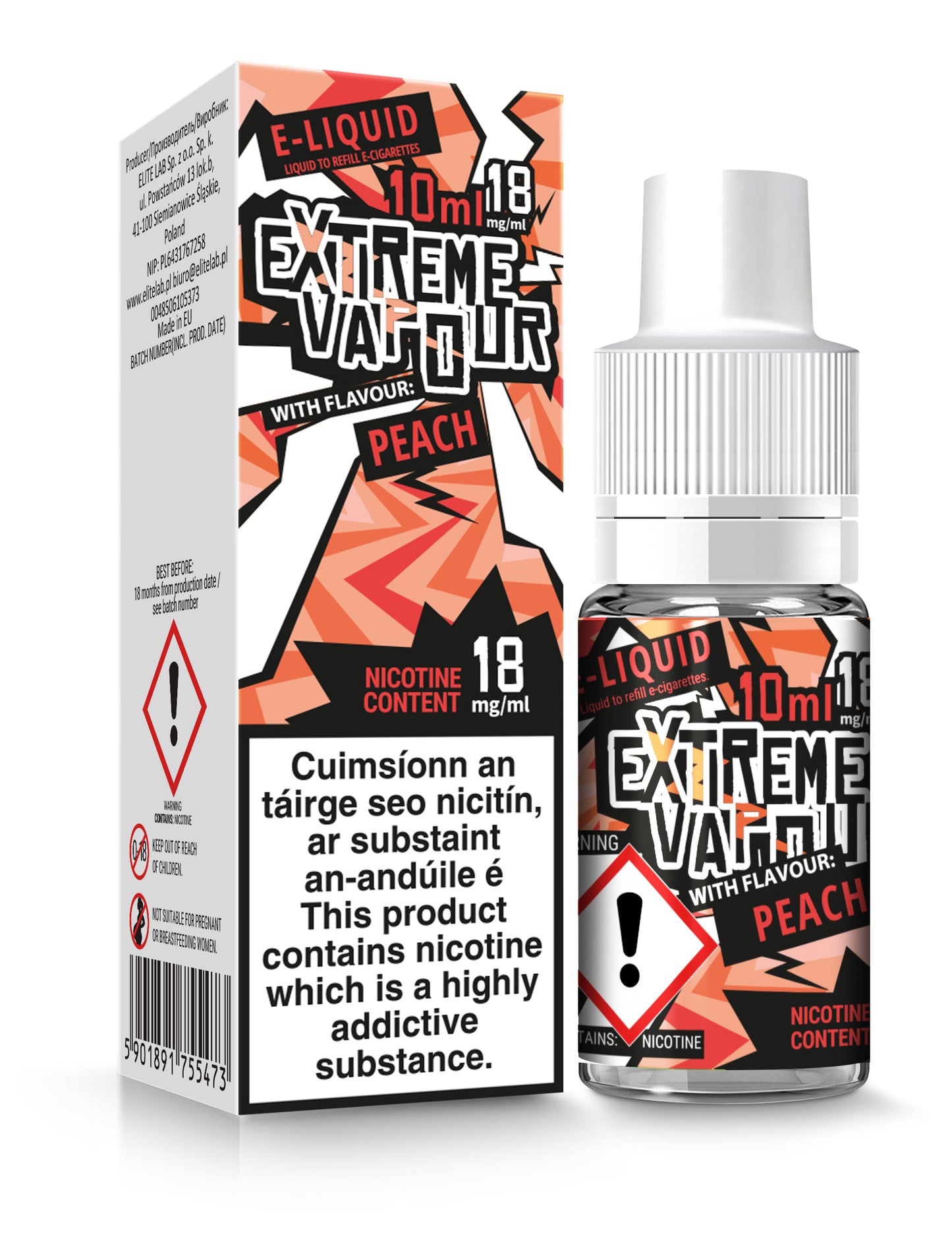 Extreme Vapour E-Liquid 10ml (Single Unit)