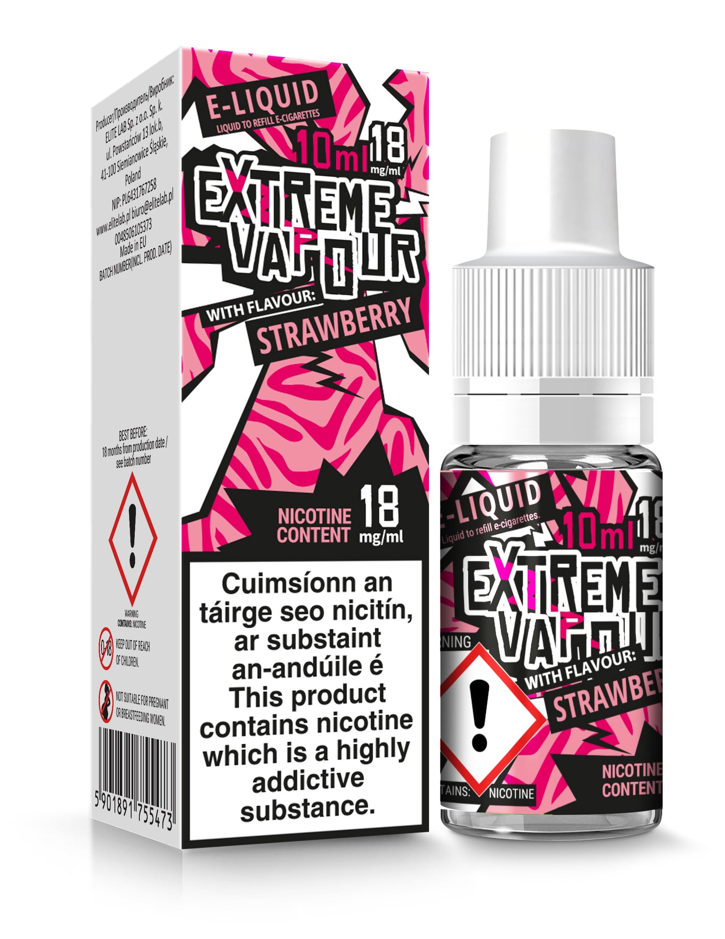 Extreme Vapour E-Liquid 10ml (Single Unit)