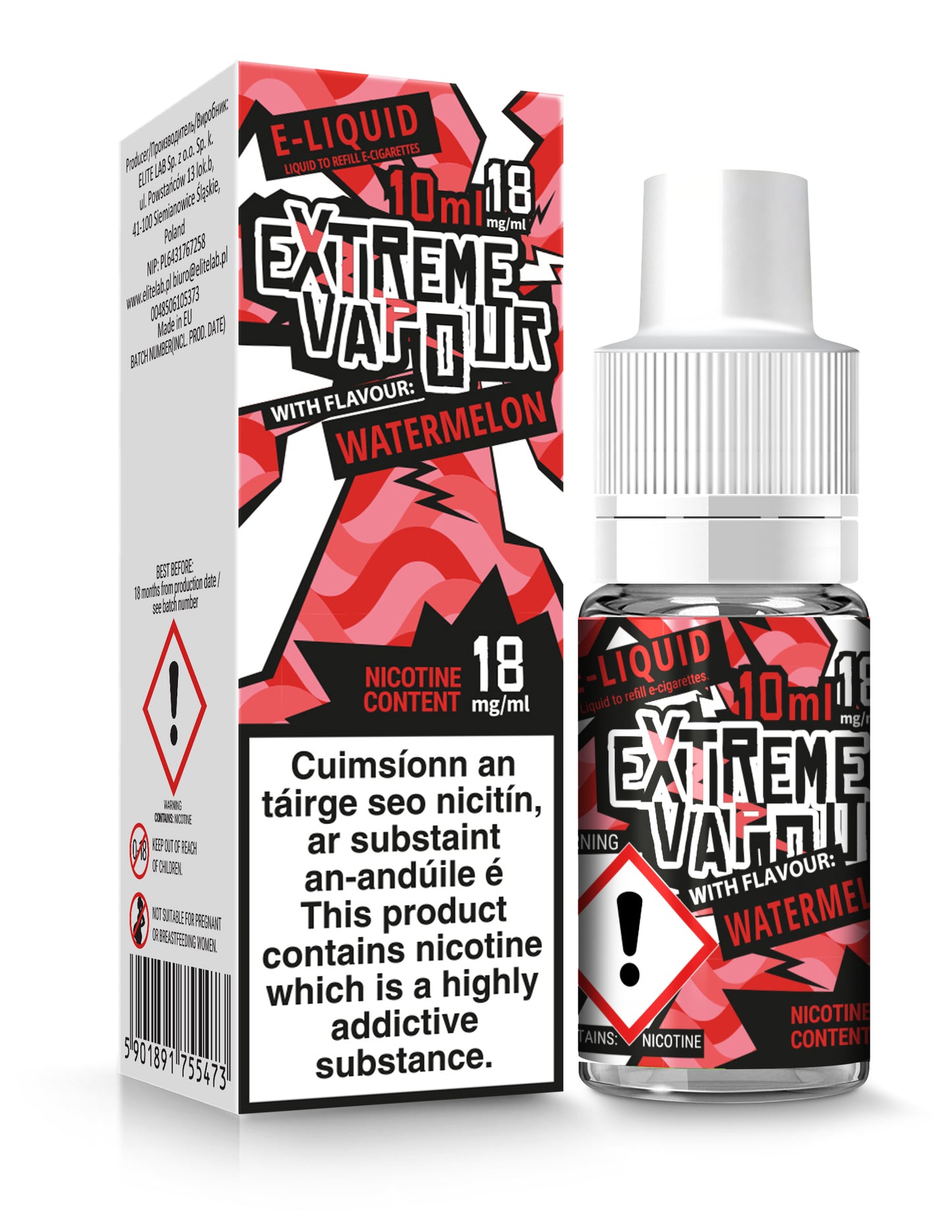 Extreme Vapour E-Liquid 10ml (Single Unit)